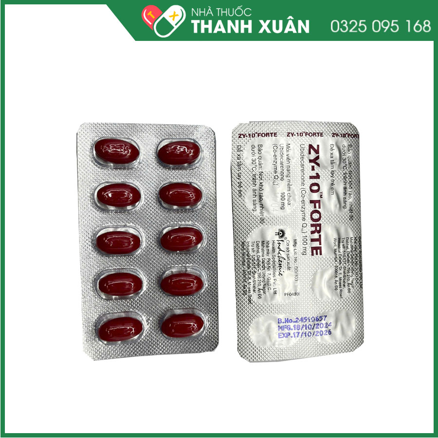 Zy-10 Forte điều trị các bệnh tim mạch